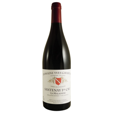 Domaine Yves Girardin Santenay 1er Cru La Maladière Rouge 2022